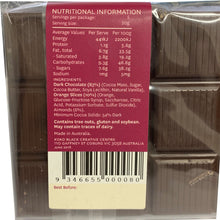 Load image into Gallery viewer, Koko Black - Dark Chocolate 54% - Dark Zesty Orange &amp; Almond (100g)
