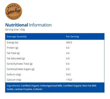 Load image into Gallery viewer, Barambah Organics - Yoghurt  Natural Lactose Free (500g)
