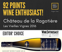 Load image into Gallery viewer, Chateau de la Ragotiere - Muscadet Sur Lie - Loire Valley, France (750mL)
